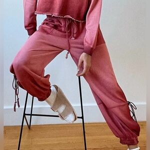 Saturday Sunday Medium Anthropologie Matea Jogger Boho Lounge Wide Legged Pants